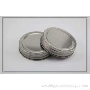 63mm storage jars tinplate Metal Screw Caps with plastisol